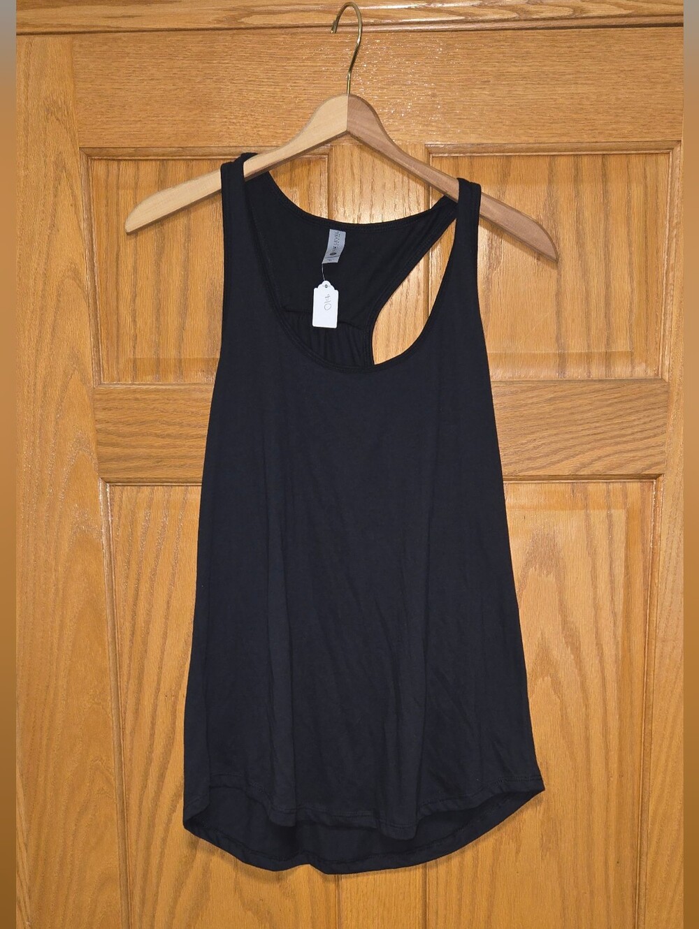 Next Level Apparel Black Racerback Tank - Women's